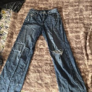 Hollister ripped jeans